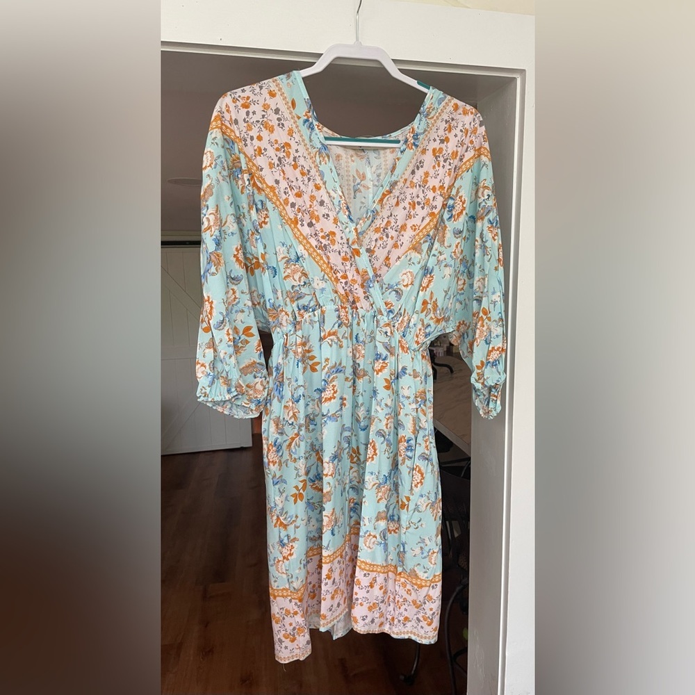 Floral Long Sleeve Dress
